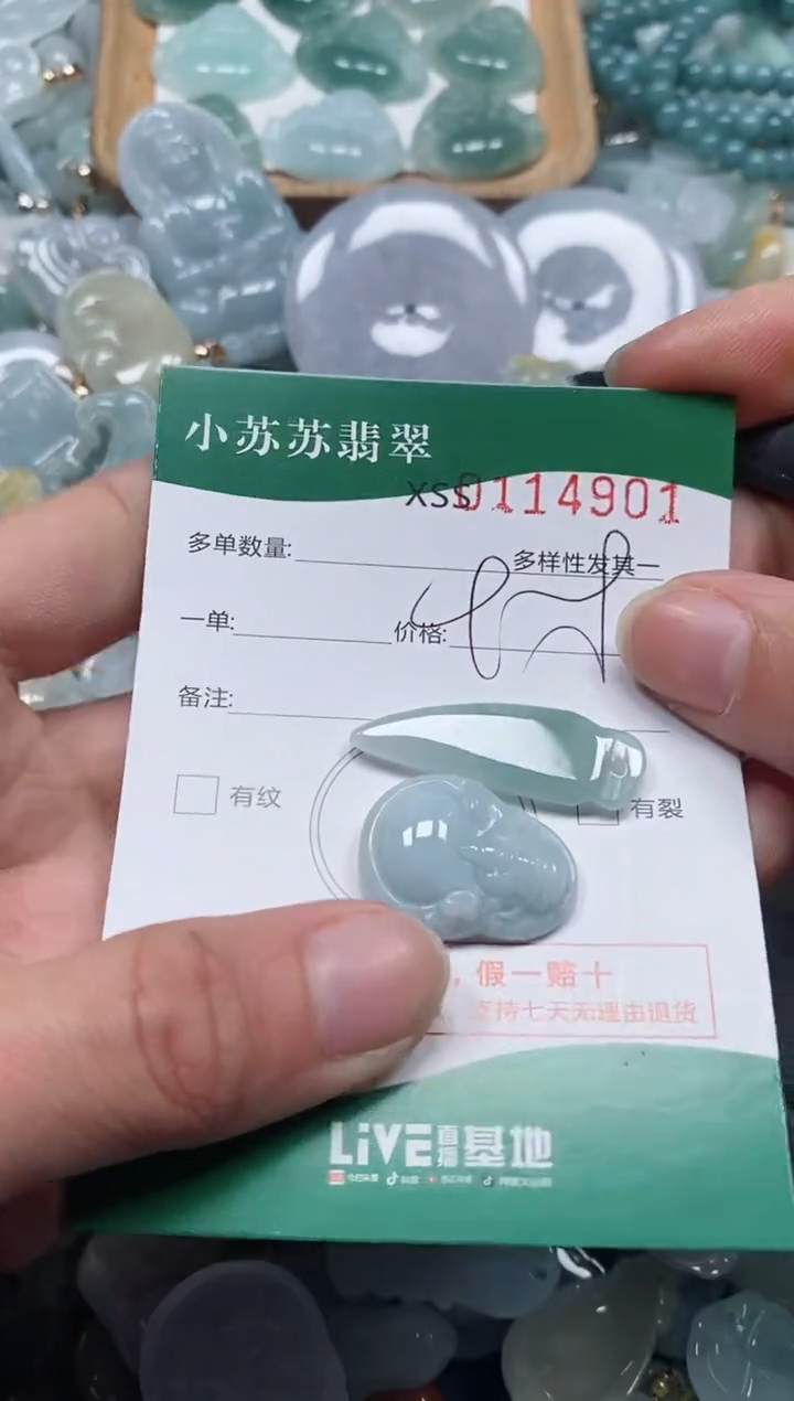 【闪购商品】翡翠颈饰未镶嵌闪购商品0114901