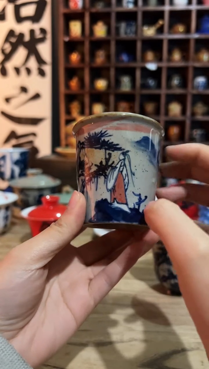 【闪购商品】观云听雨原创手绘茶具