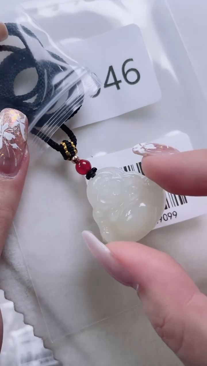 和田玉未镶嵌套链T946