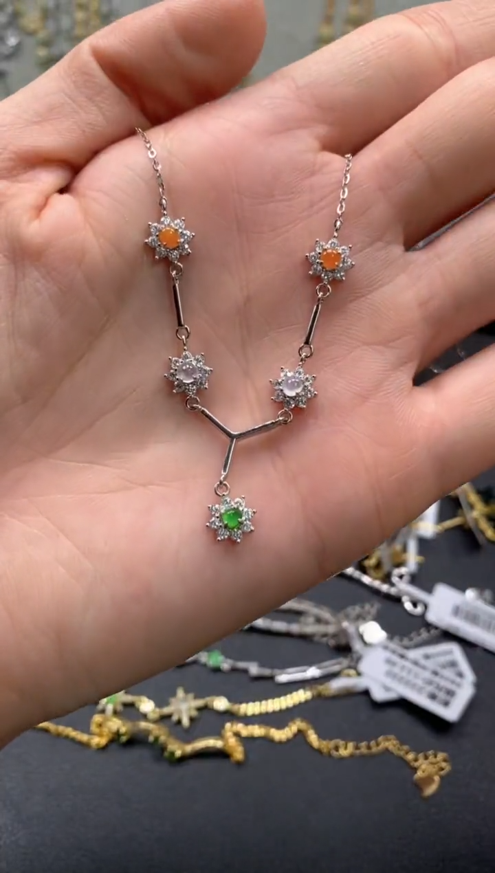 【闪购商品】翡翠戒指银S925镶嵌11111--1