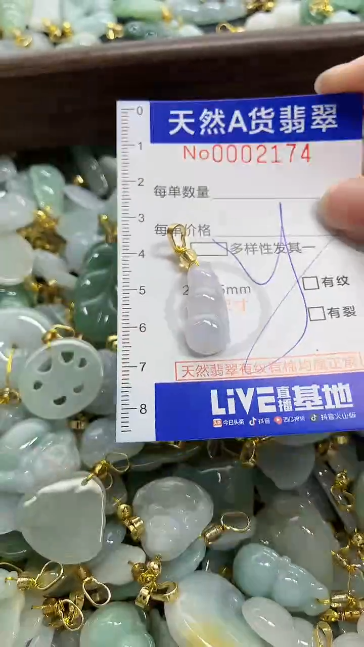颈饰未镶嵌翡翠天然A货翡翠
