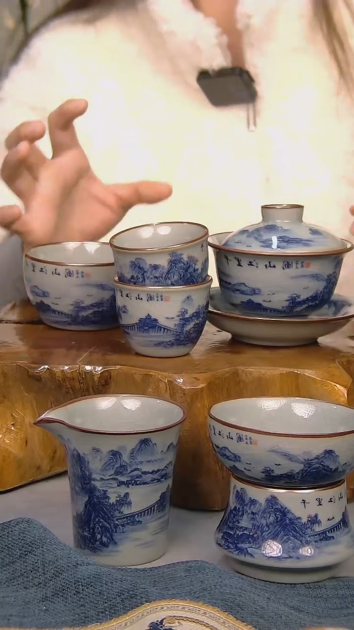 【闪购商品】 简装家用款6件套 陶瓷家用茶具系列