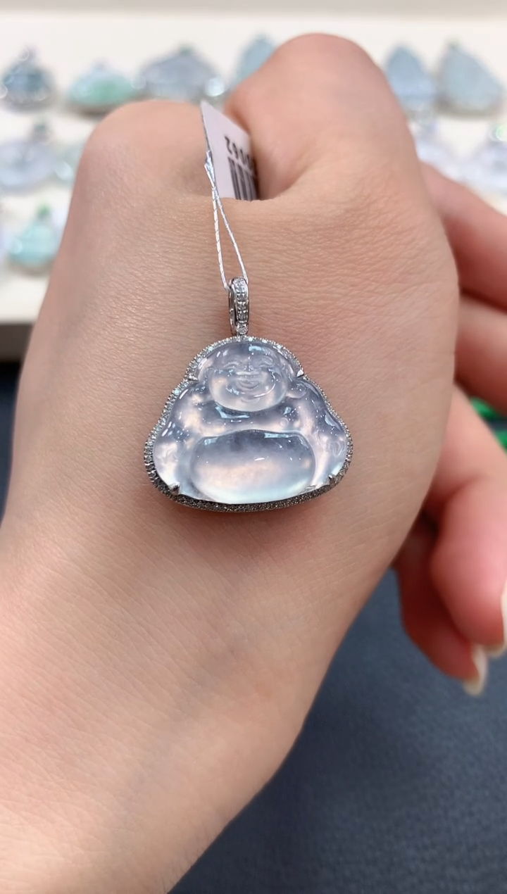 【闪购商品】翡翠吊坠(不含链)18K金镶嵌n29 多样性一件发货