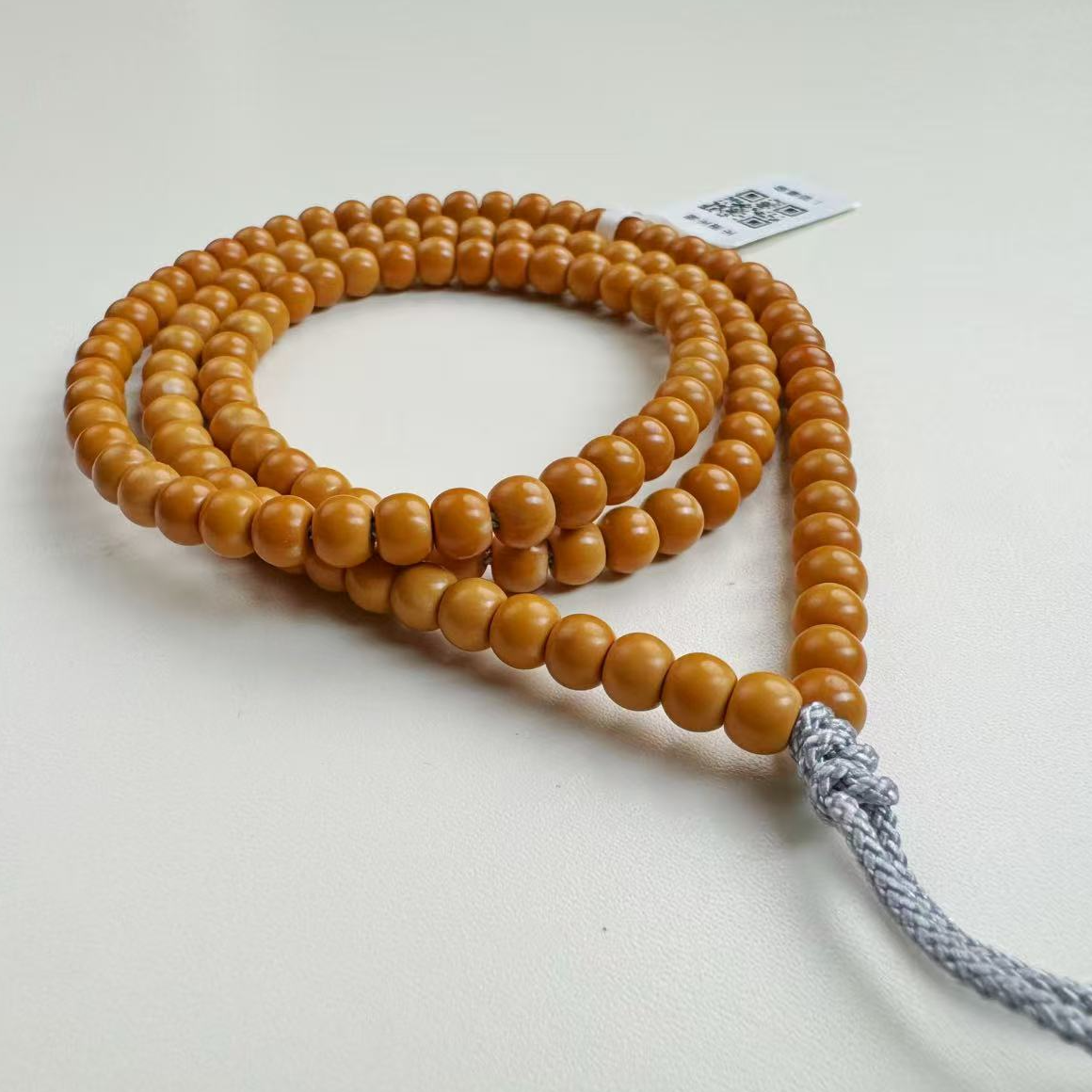 5+ S级老挝核尖苹果珠108 微白款 高油高密