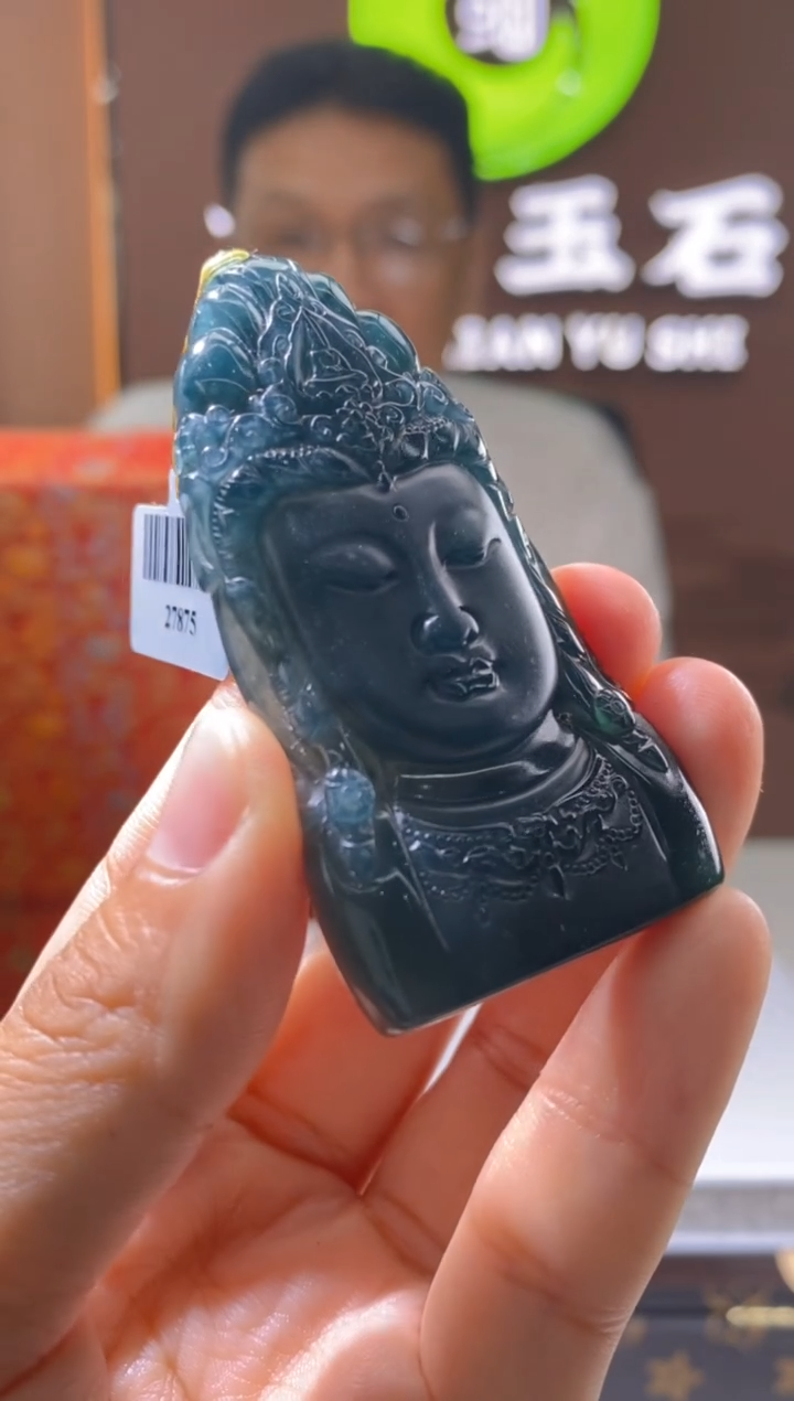 定制翡翠未镶嵌XM翡翠毛货ZS-56