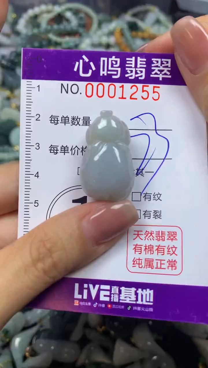 翡翠未镶嵌颈饰闪购001255