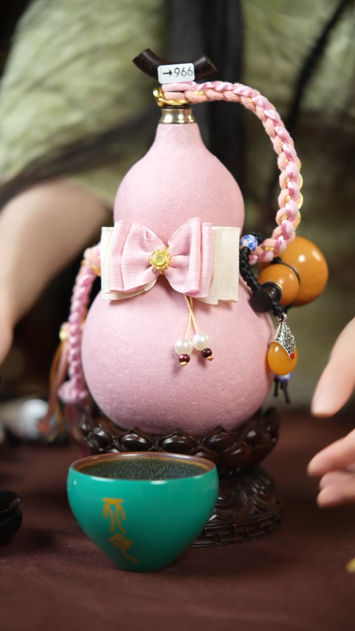 【闪购商品】966号500ml左右的非遗漆器酒葫芦