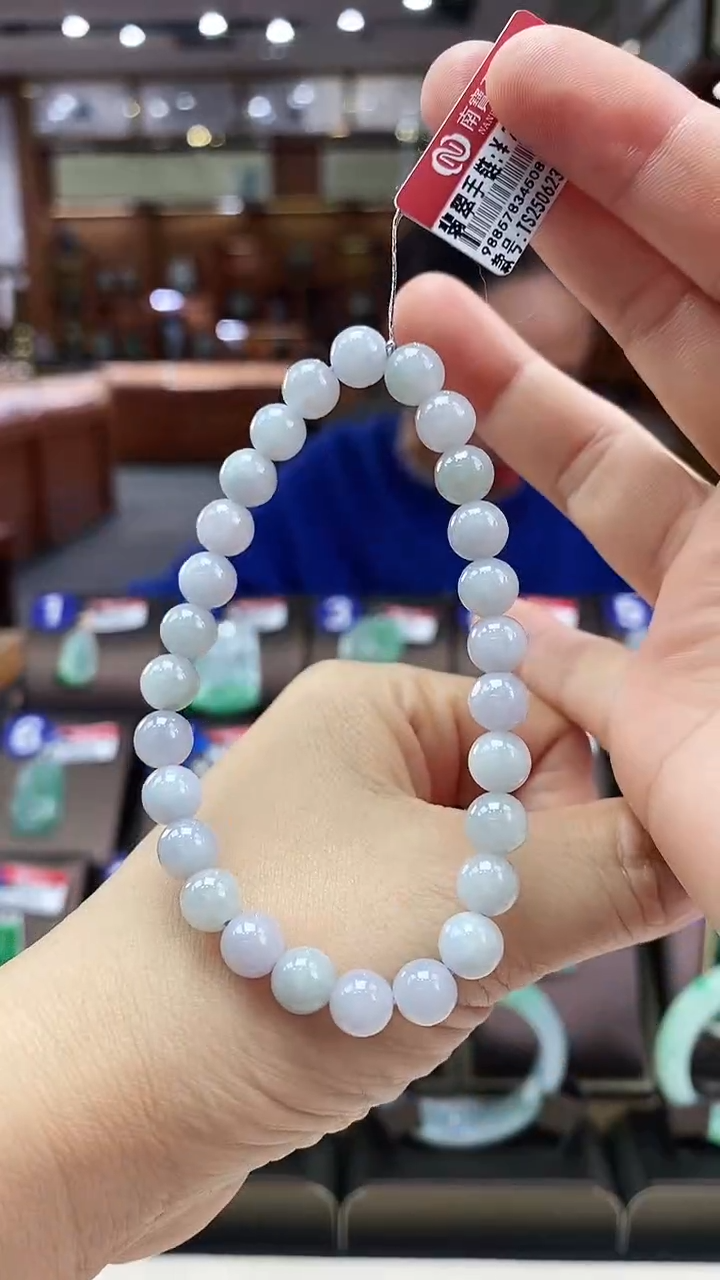 未镶嵌手链翡翠手串7mm