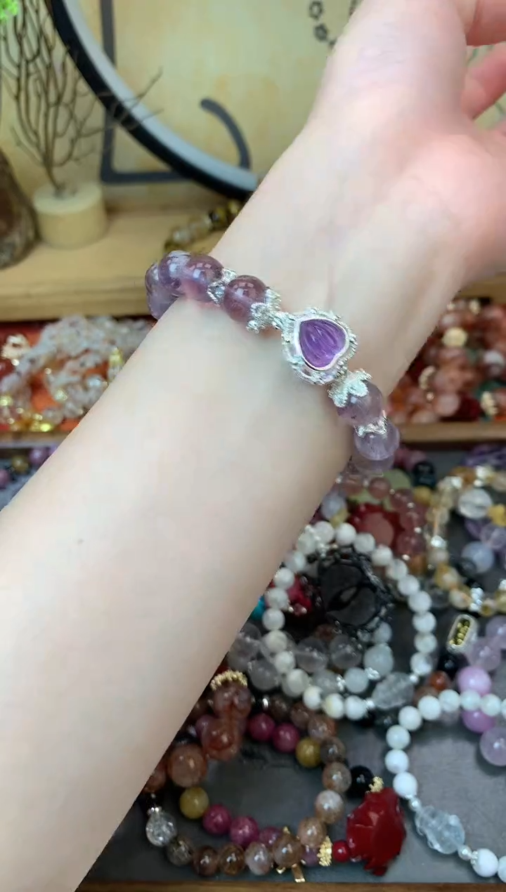 【闪购商品】紫晶手链未镶嵌1396手串