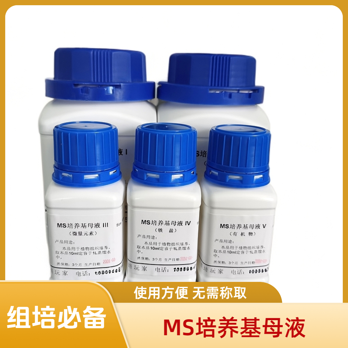 MS培养基母液MS培养基组培培养基