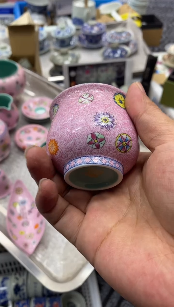 陶瓷景德陶瓷茶具容量约60