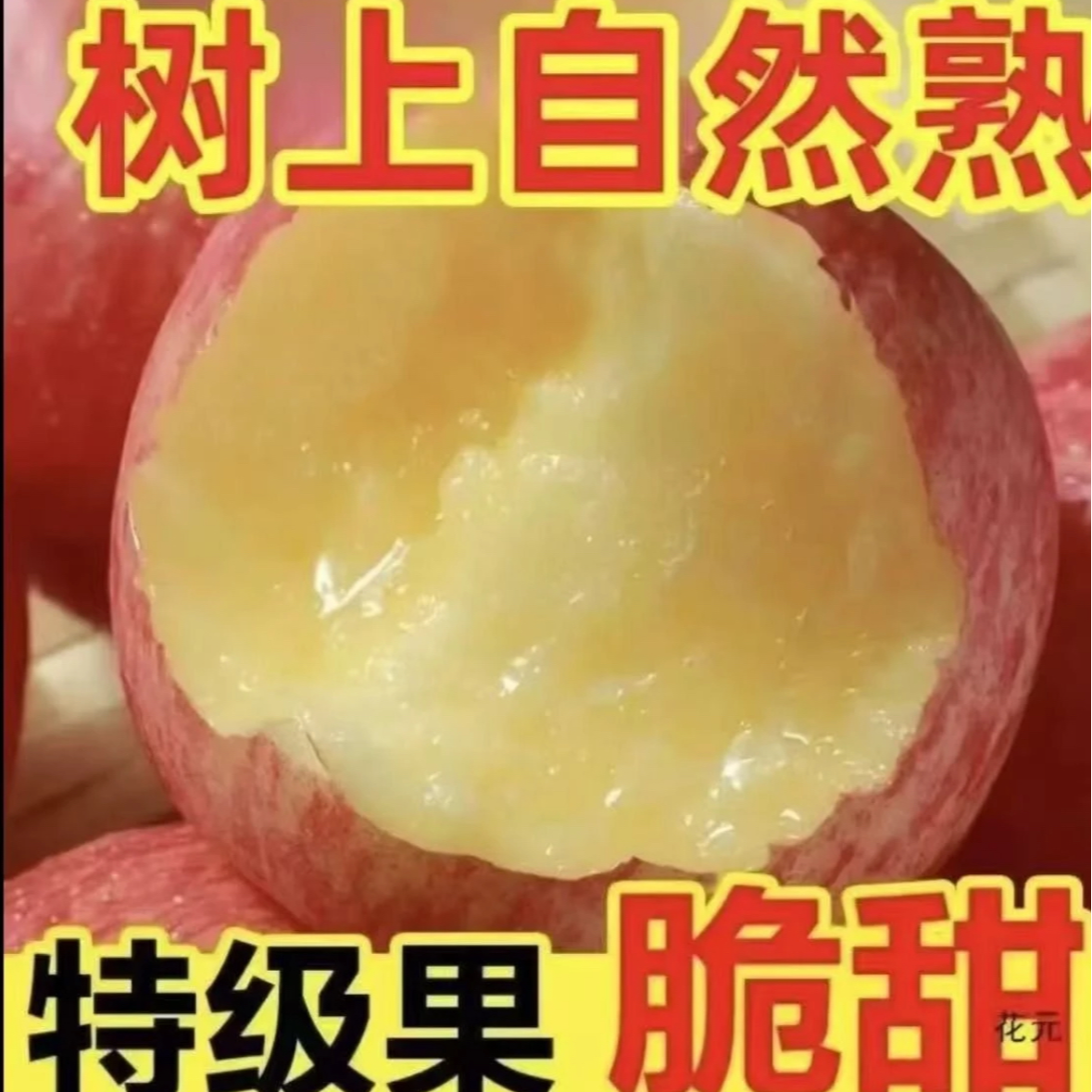 现摘红富士苹果新鲜脆甜多汁当季正宗冰糖心水果