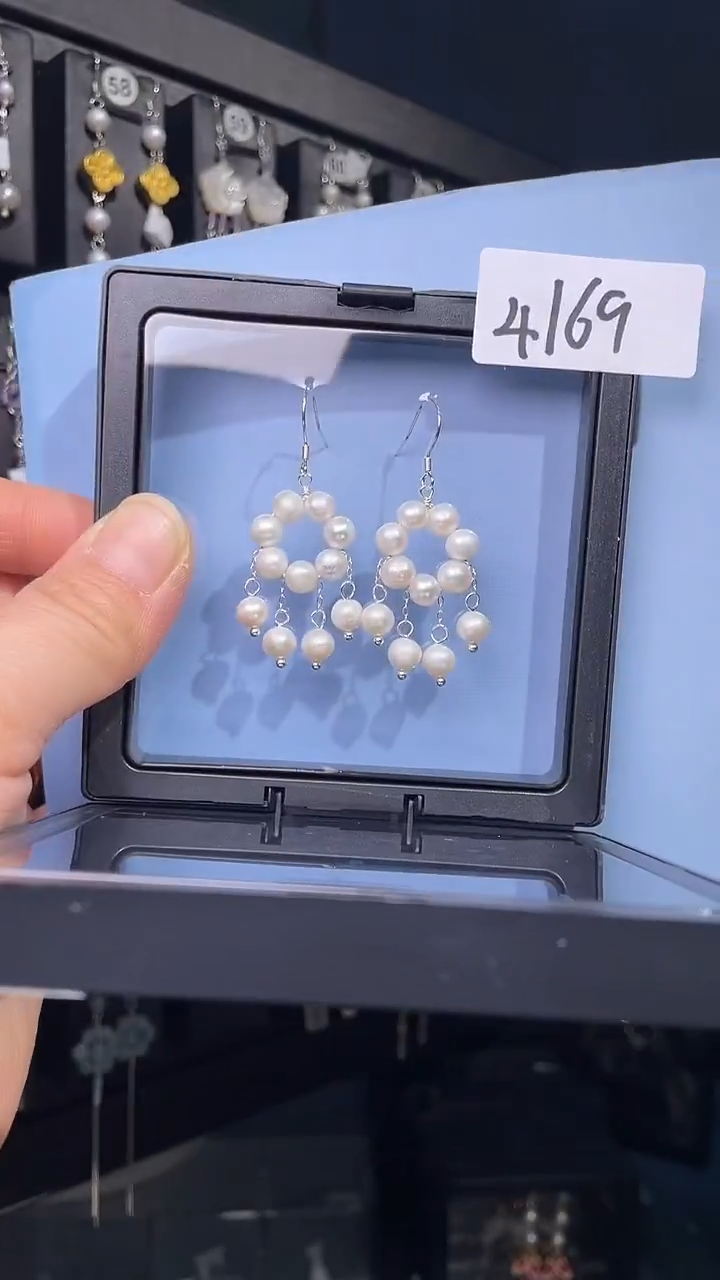 未镶嵌耳饰淡水珍珠喜欢拍