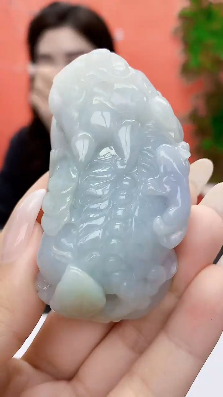 未镶嵌定制翡翠4829ty-毛货挂件190
