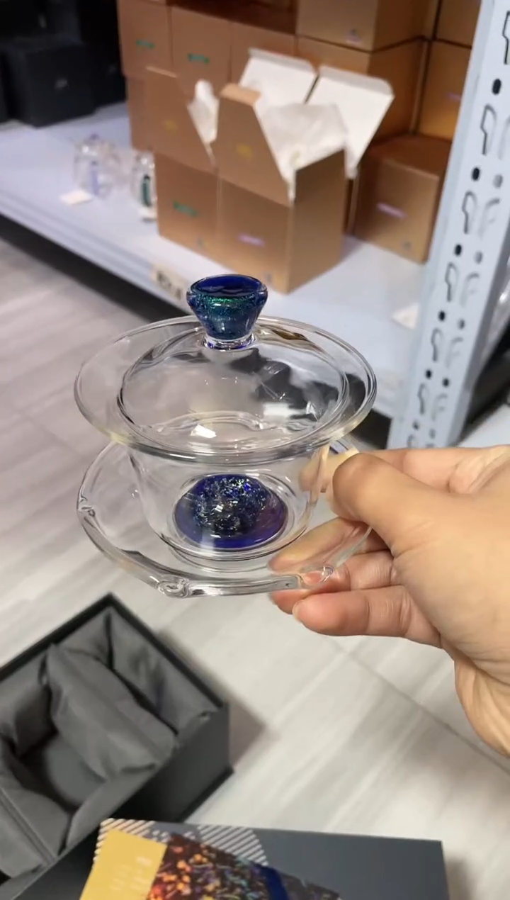 【闪购商品】斑斓禾荷盖碗。。。。