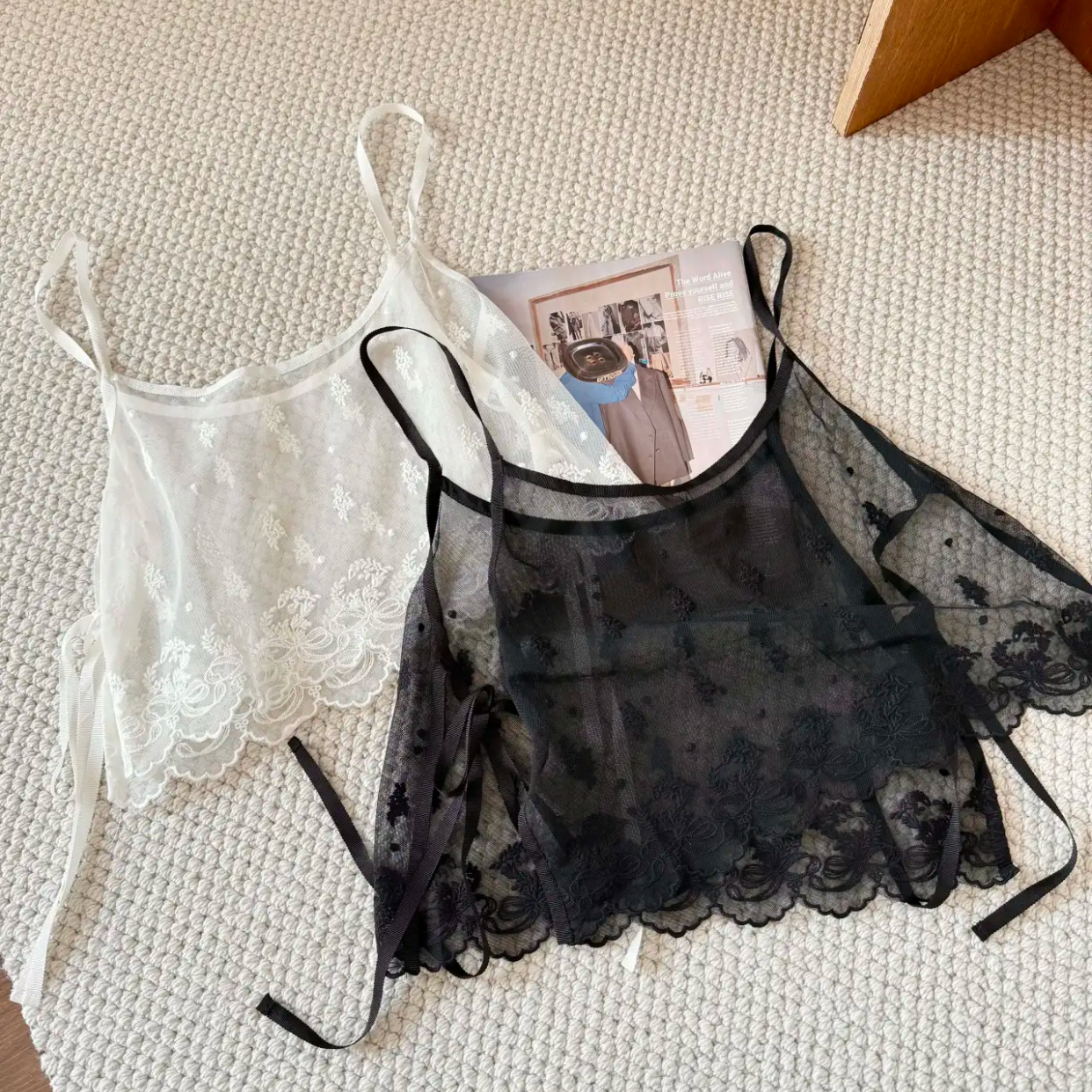 2025新款时髦韩国ins风氛围感叠穿神器搭配蕾丝可调节吊带背心D23