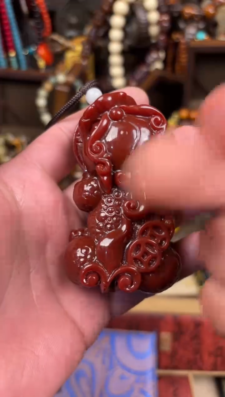 未镶嵌蜜蜡耳饰-------------------