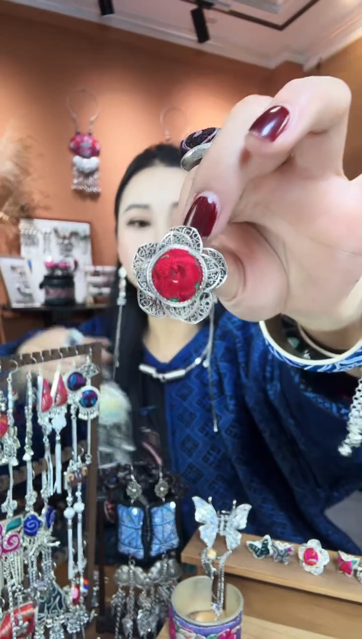 【闪购商品】刺绣纯手工民族风戒指