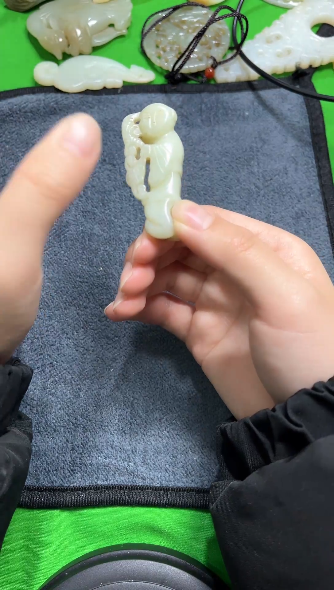 【闪购商品】和田玉挂件未镶嵌和田玉小童子