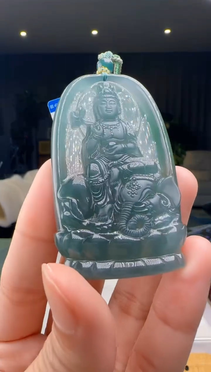 【闪购商品】翡翠吊坠(不含链)未镶嵌XM@@960Q7J03390