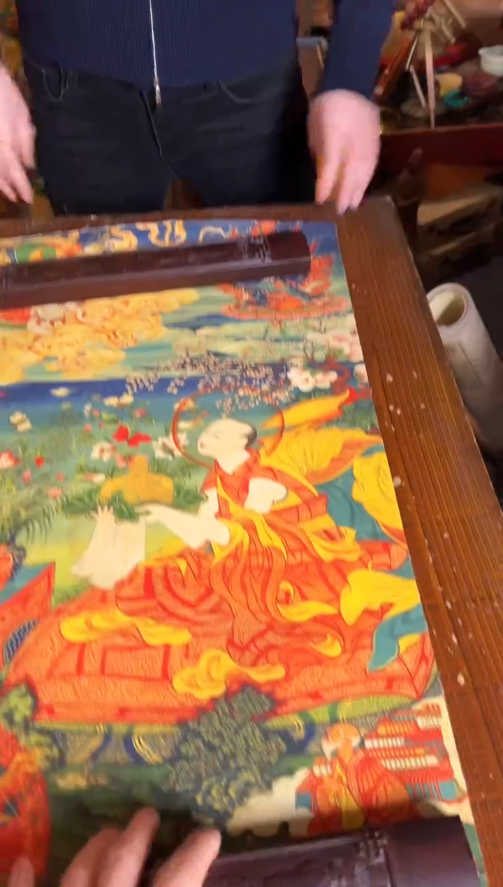 卷轴画手绘唐卡029