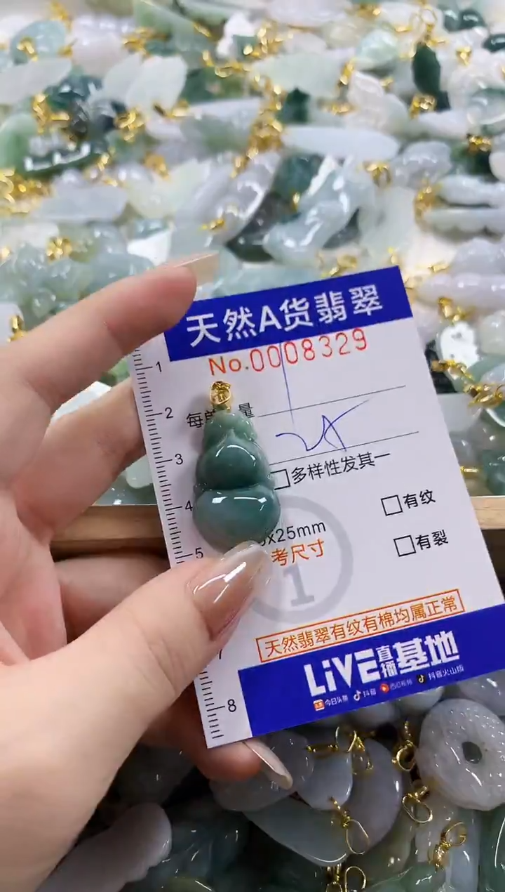 颈饰未镶嵌翡翠天然A货翡翠