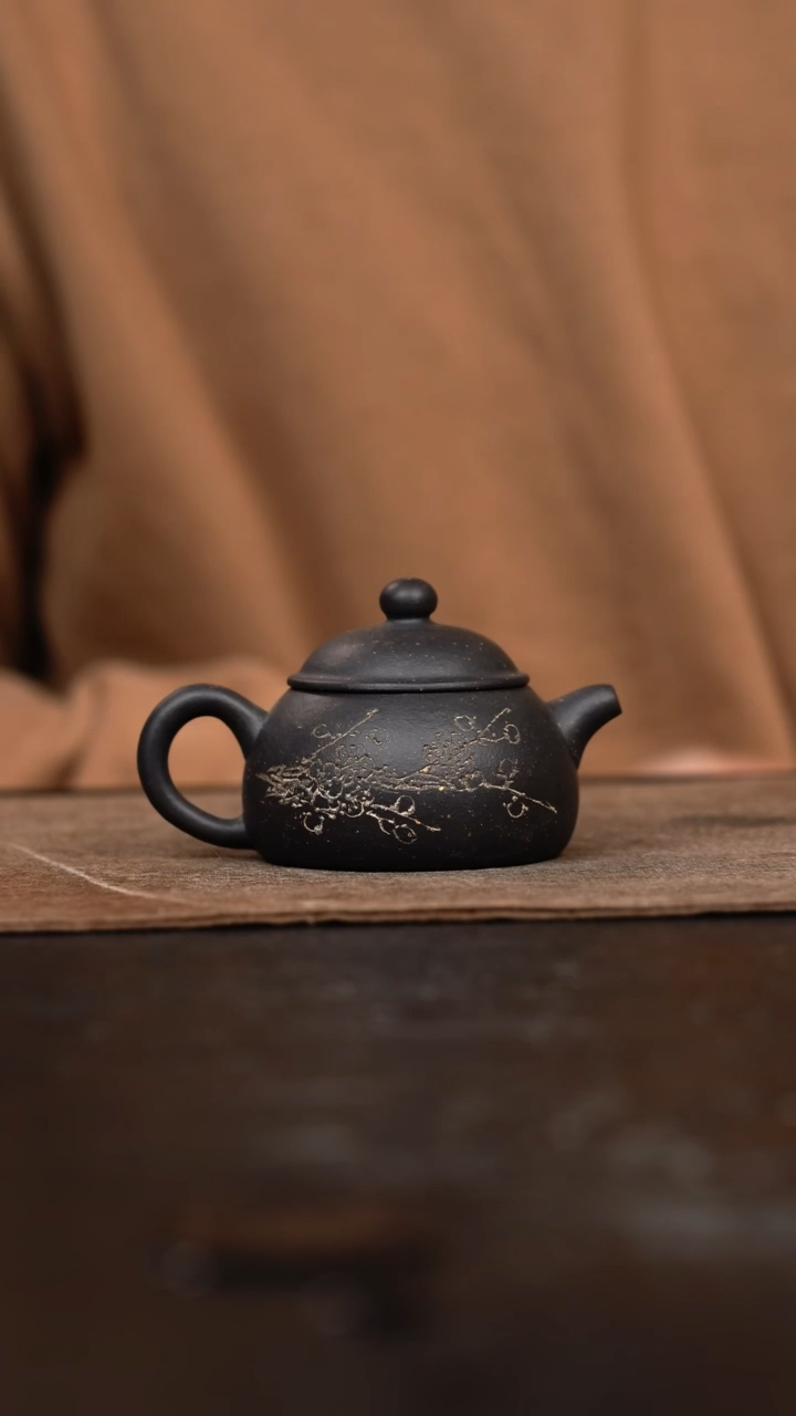 【闪购商品】紫砂茶壶梅花平底壶