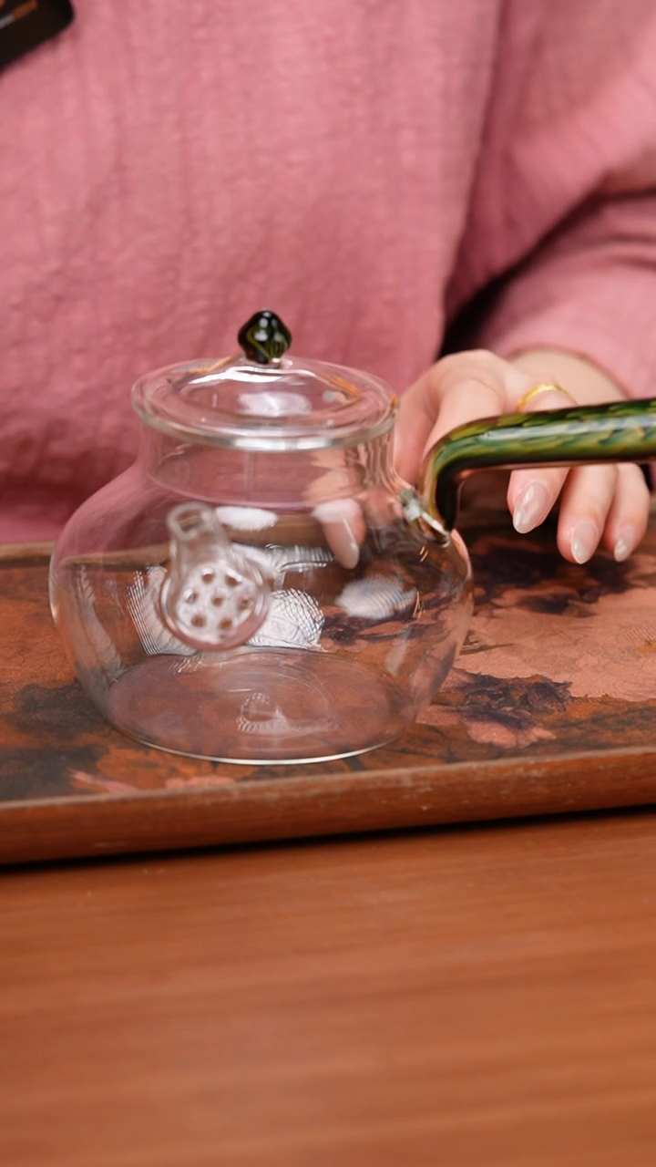 【闪购商品】禾器/云锦壶/凤尾青绿