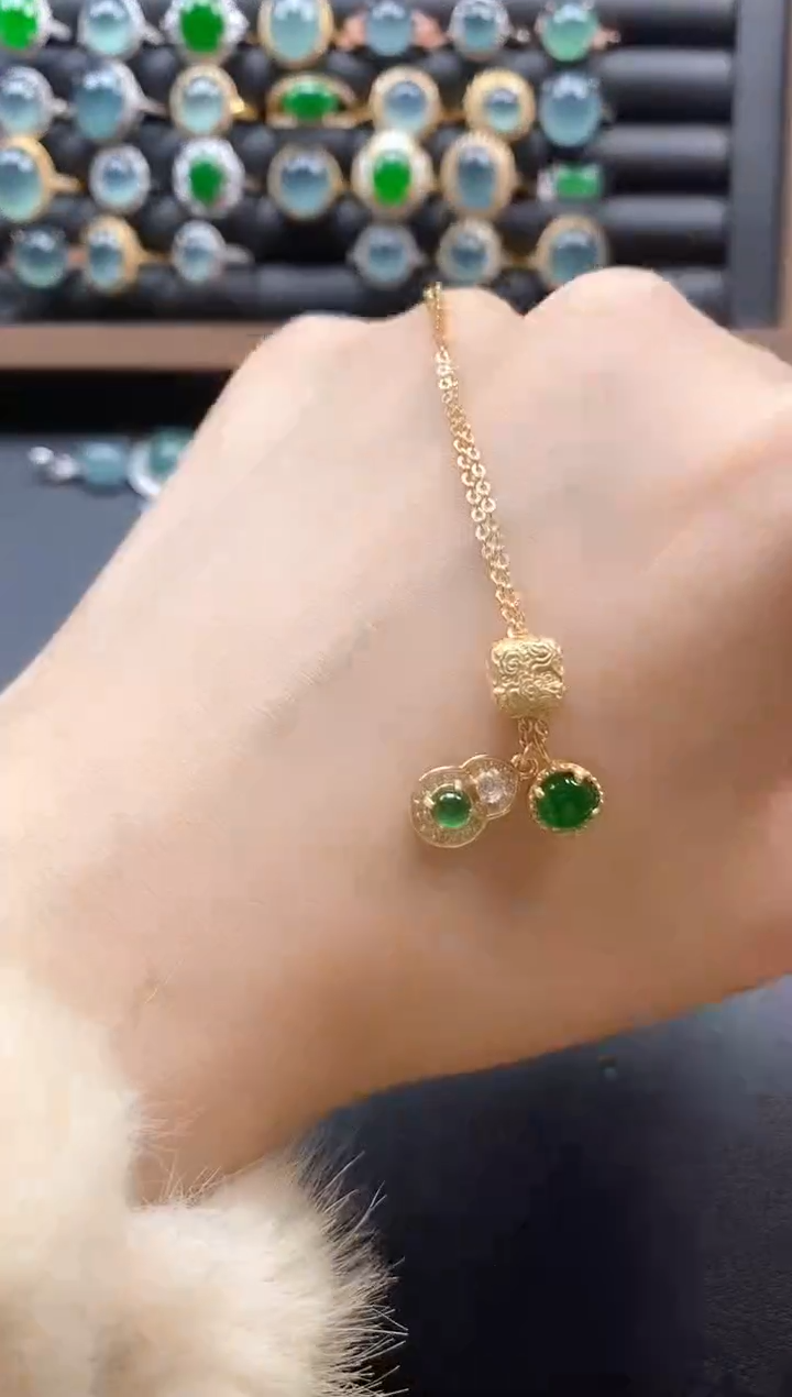 银S925镶嵌戒指翡翠5151-10