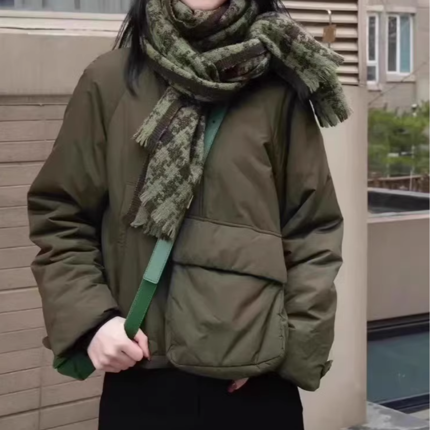 AMASS/阿玛施棉服保暖简约冬季时尚热力感棉服夹克5400851