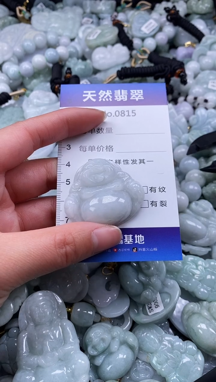 【闪购商品】翡翠颈饰未镶嵌缅甸A货翡翠0815
