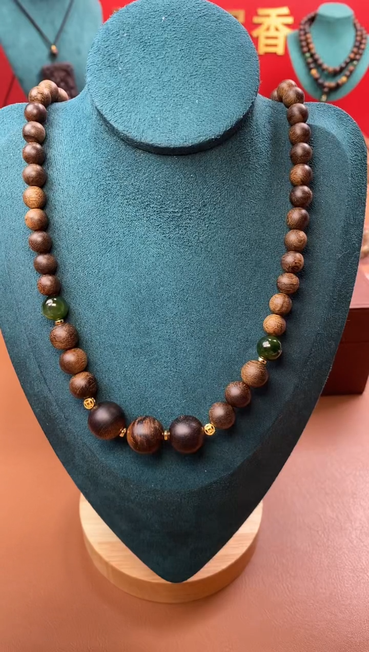 【闪购商品】沉香手串Y沉水芽庄黄棋楠瘤疤+芽庄白棋楠设计