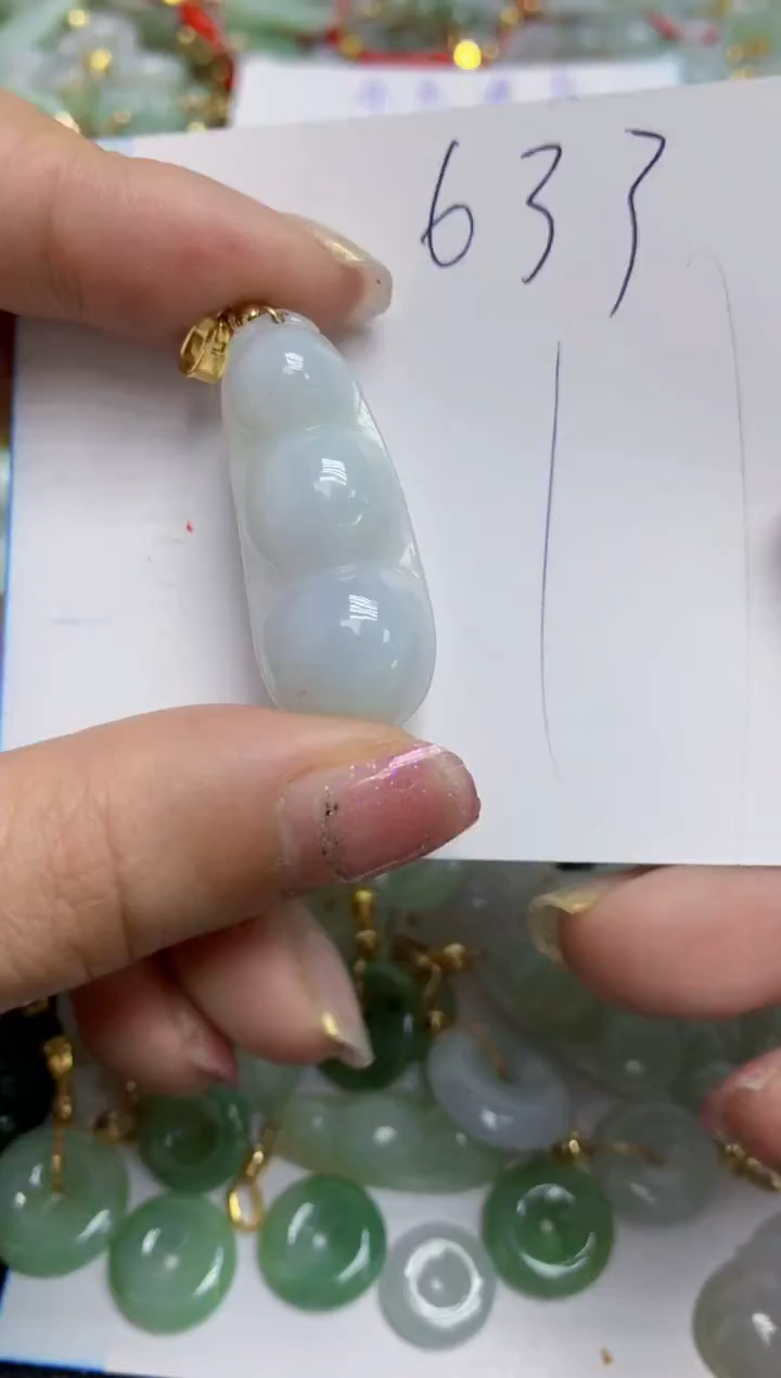 【闪购商品】翡翠颈饰合金天然翡翠A货