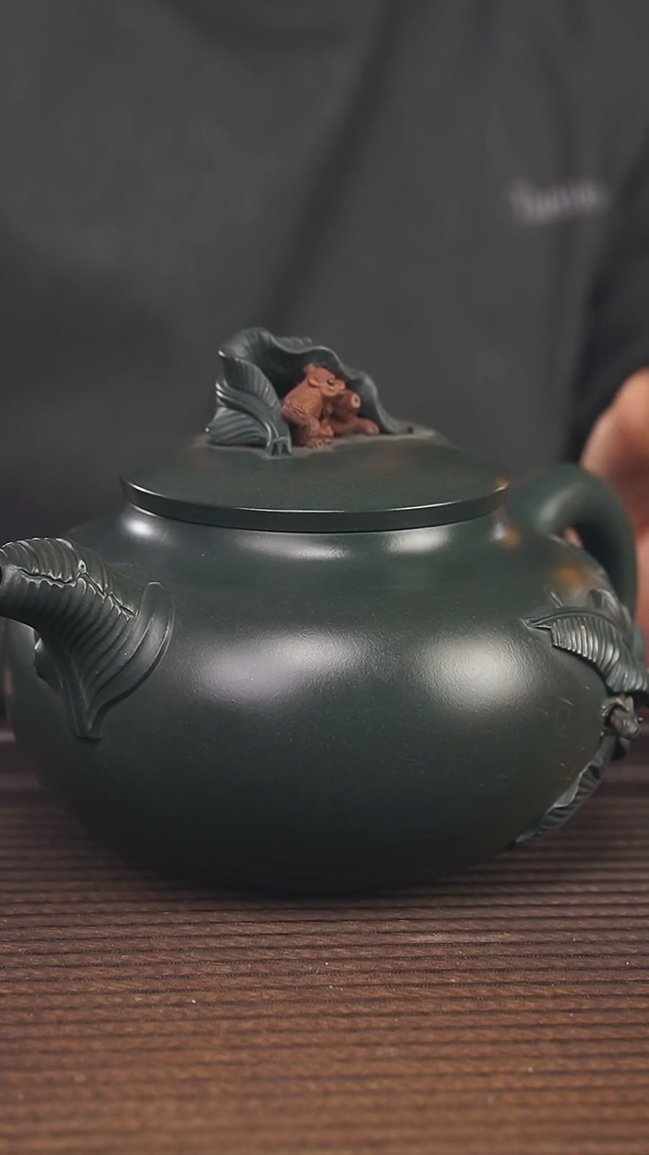 【闪购商品】紫砂茶壶460cc顾氏手工紫砂