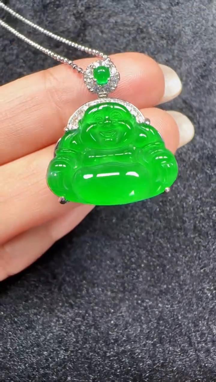 未镶嵌定制翡翠翡翠吊坠53