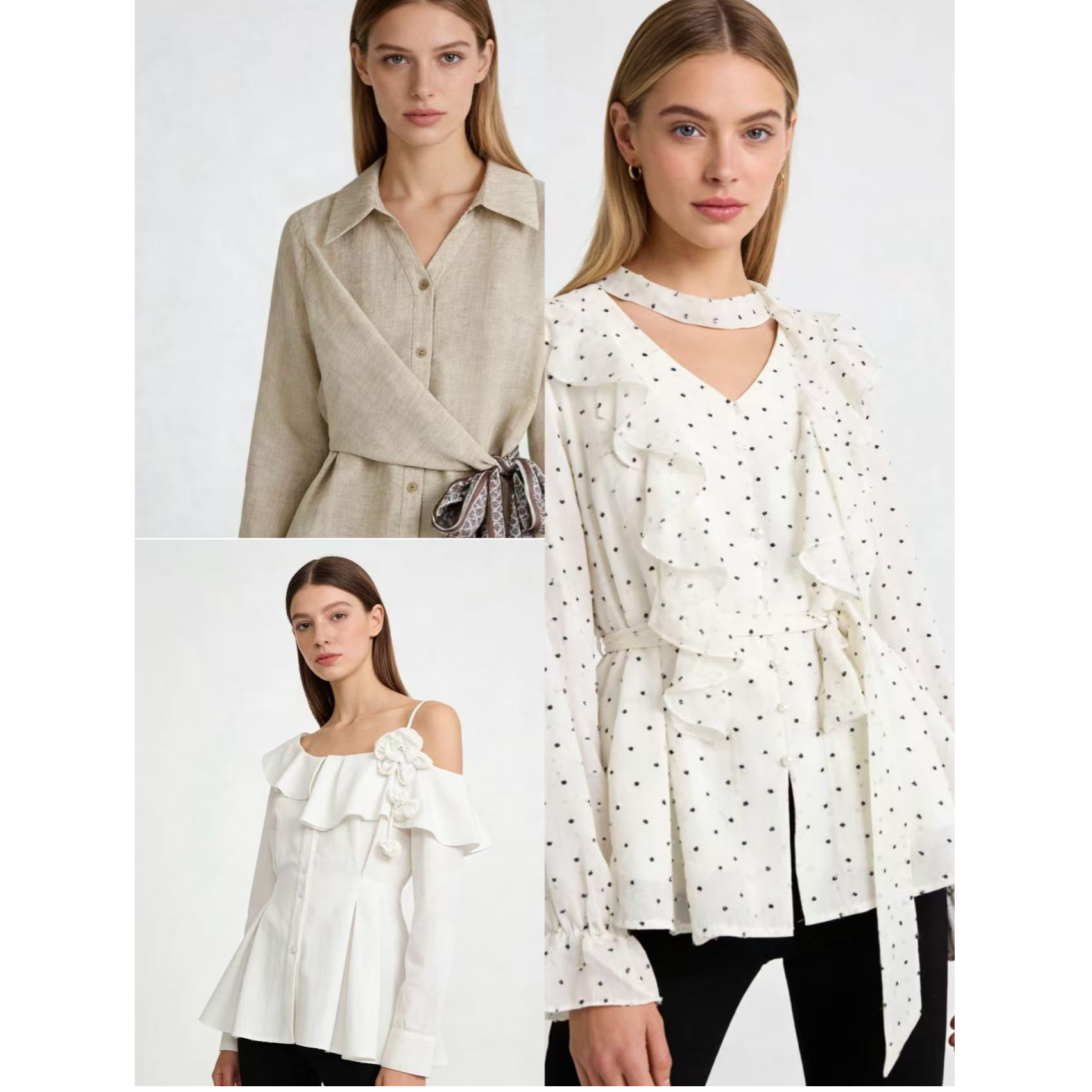 【一然】宠粉价集合链接编码1-50号中长款秋冬季百搭长袖衬衫