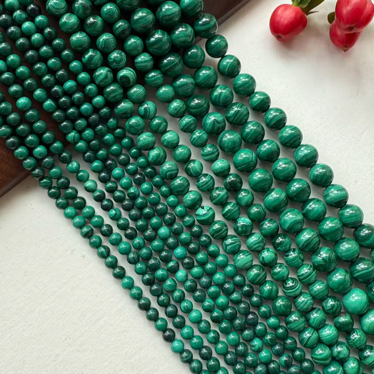 【孔雀石】diy半成品串珠