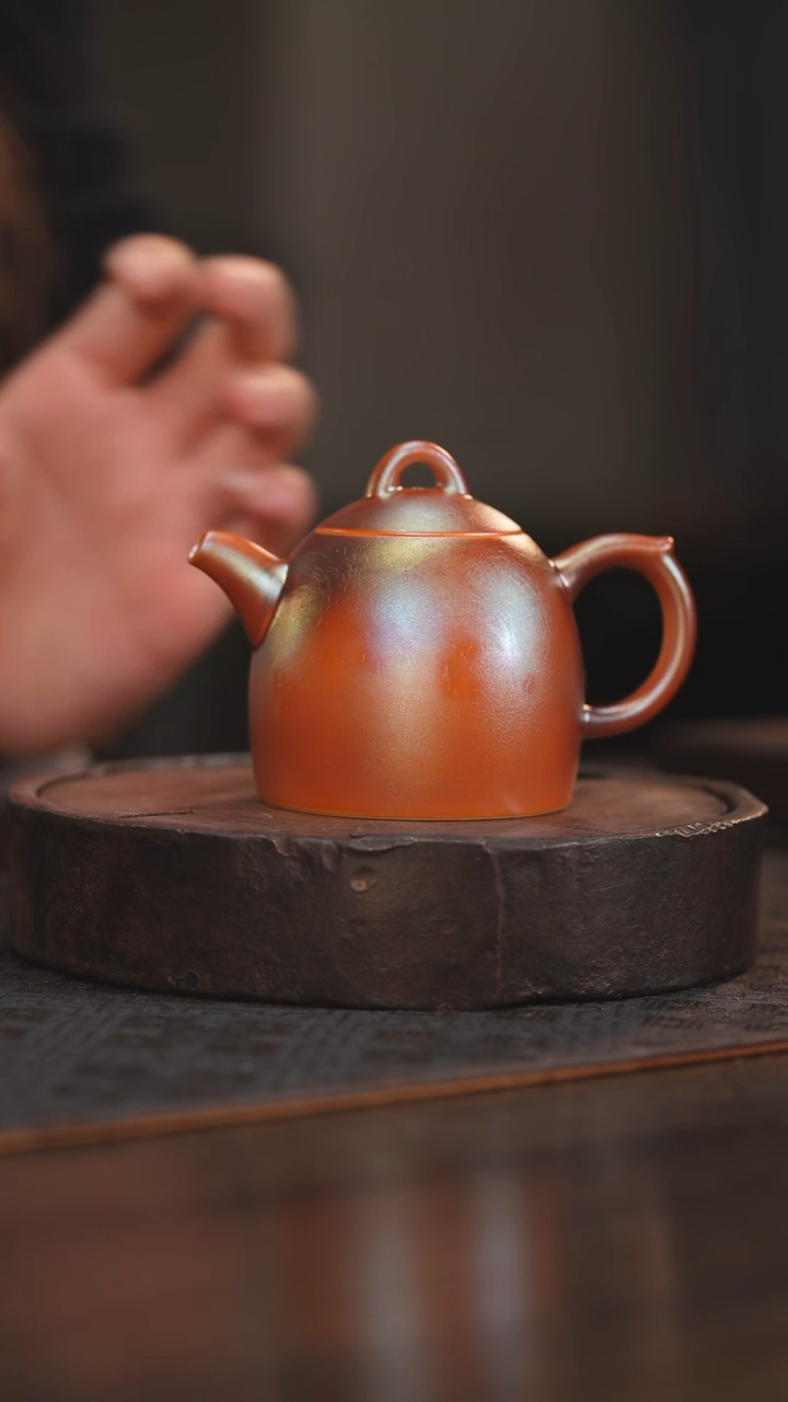 【闪购商品】杯67柴房陶瓷丨金红秦权壶