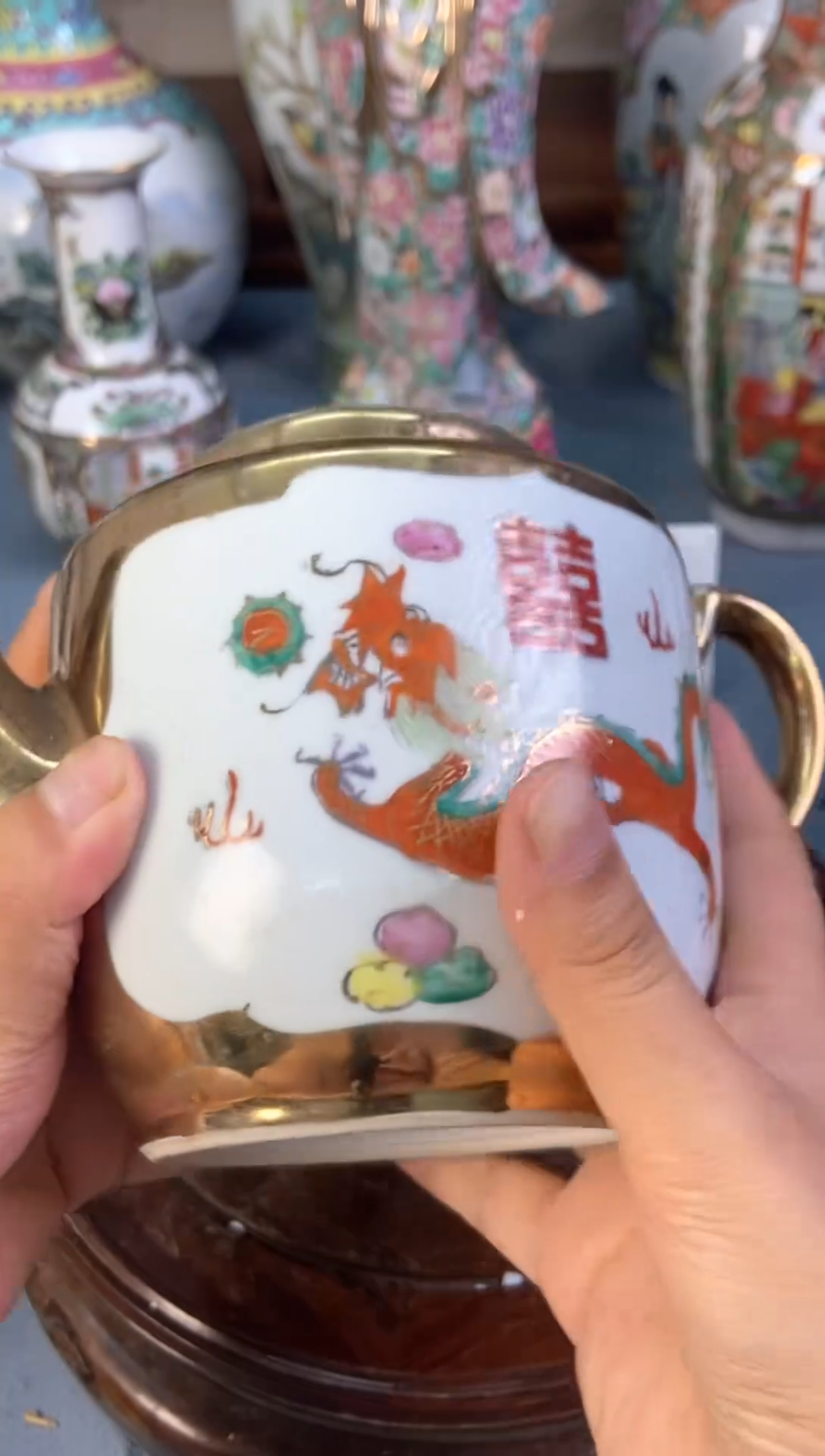 瓷片微瑕慎拍景德镇窑老厂瓷器单件