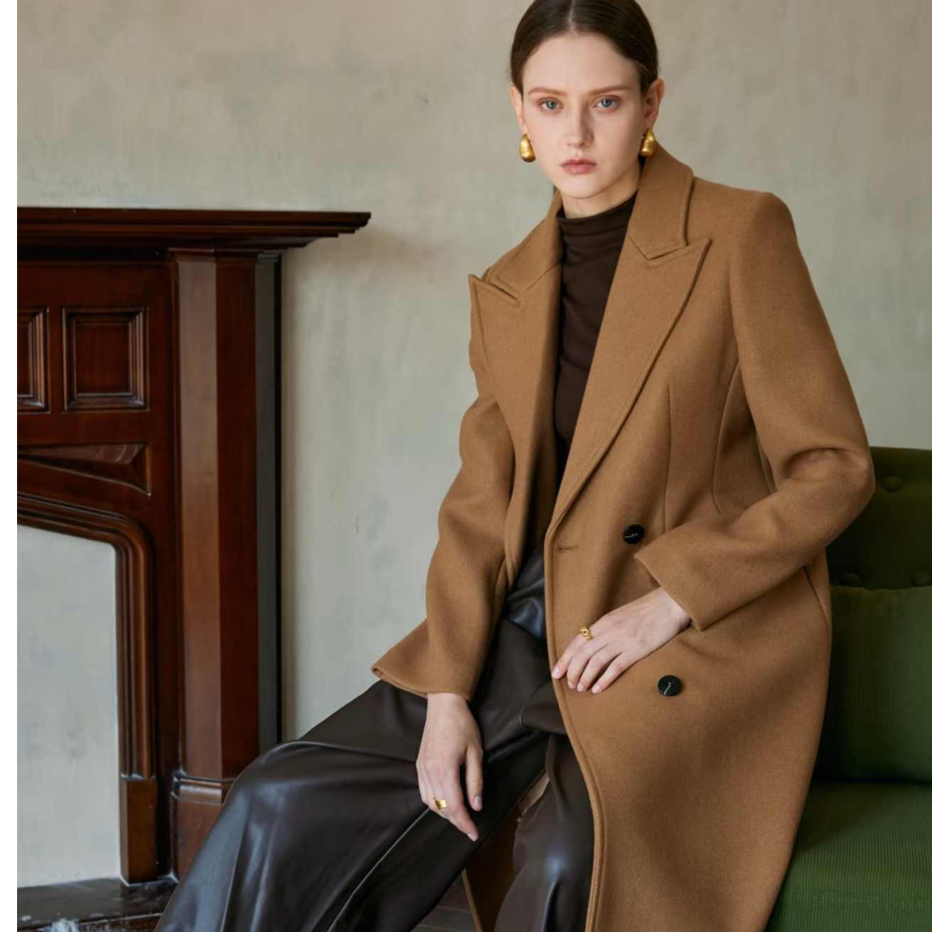 【粉丝专属】高奢冬季羊毛大衣气质翻领女士专属高贵气质大衣