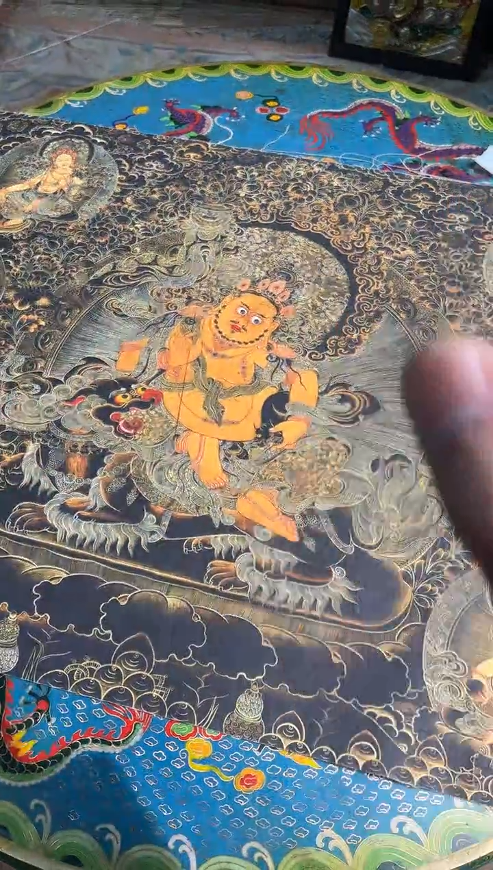 卷轴画路路的唐卡tk160