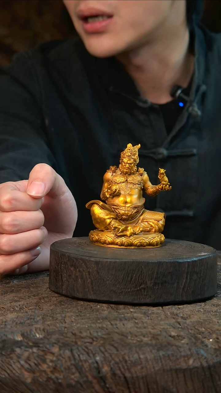 铜黄财神 小号       