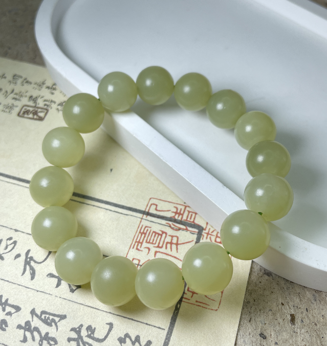 天然玉石 卡12青提奶盖手串 多样性发货 拍一发一 Q148