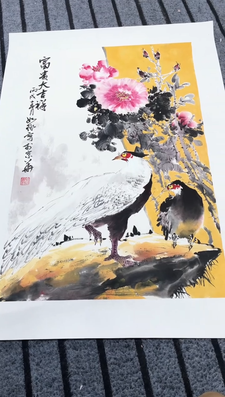 精品国画花鸟作品