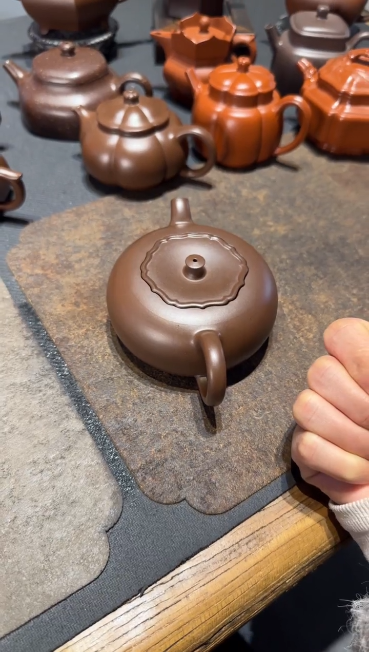 【闪购商品】紫砂茶壶柿柿如意