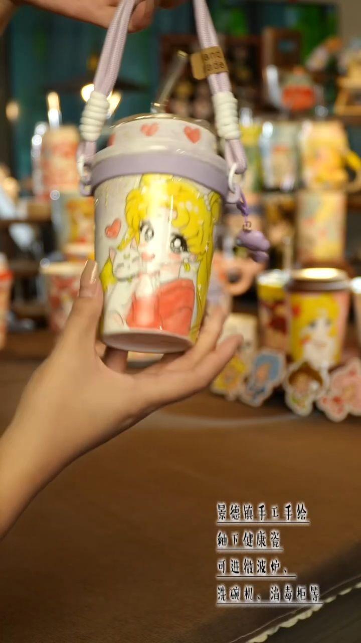 景德镇陶瓷手工手绘&A154