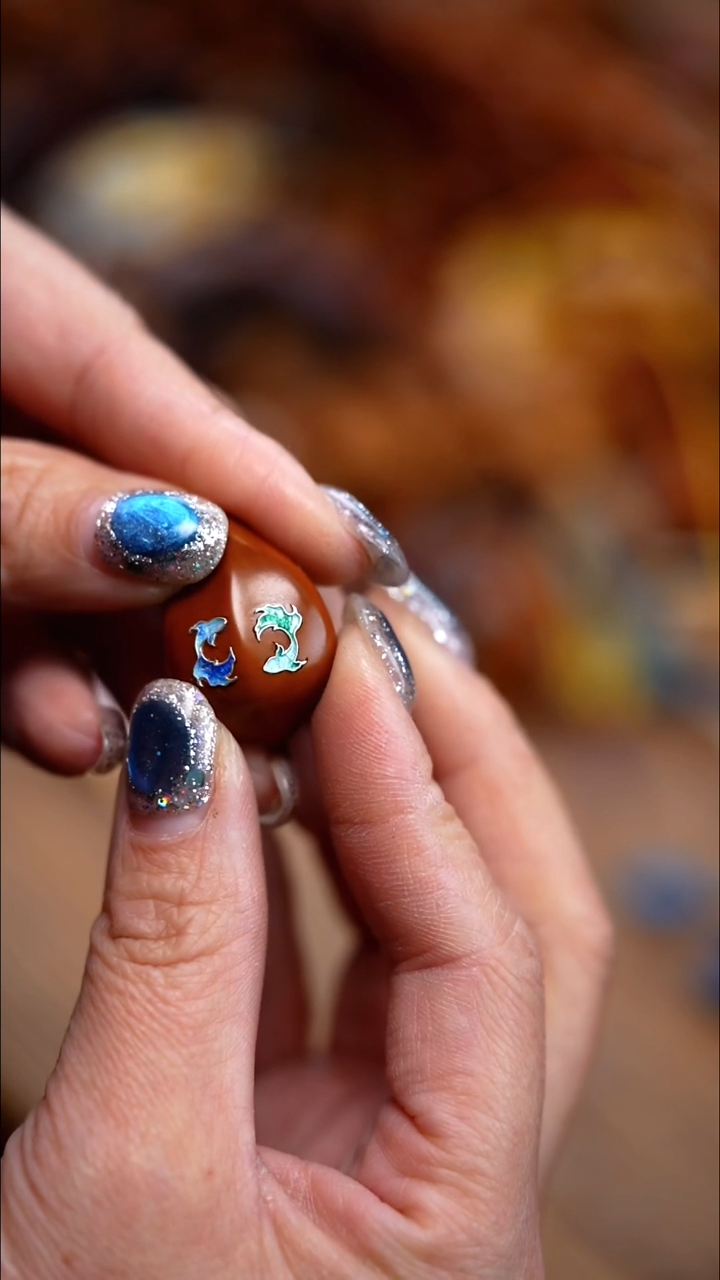 手串/手链橄榄核爱*糖景泰蓝 单籽