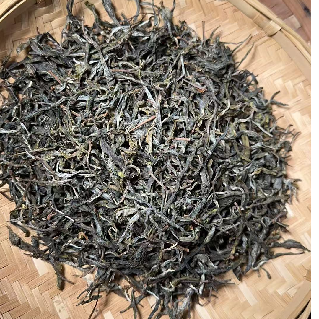 MK240号2025年{春）甲山桫椤树大树晒青毛茶散茶5-31日