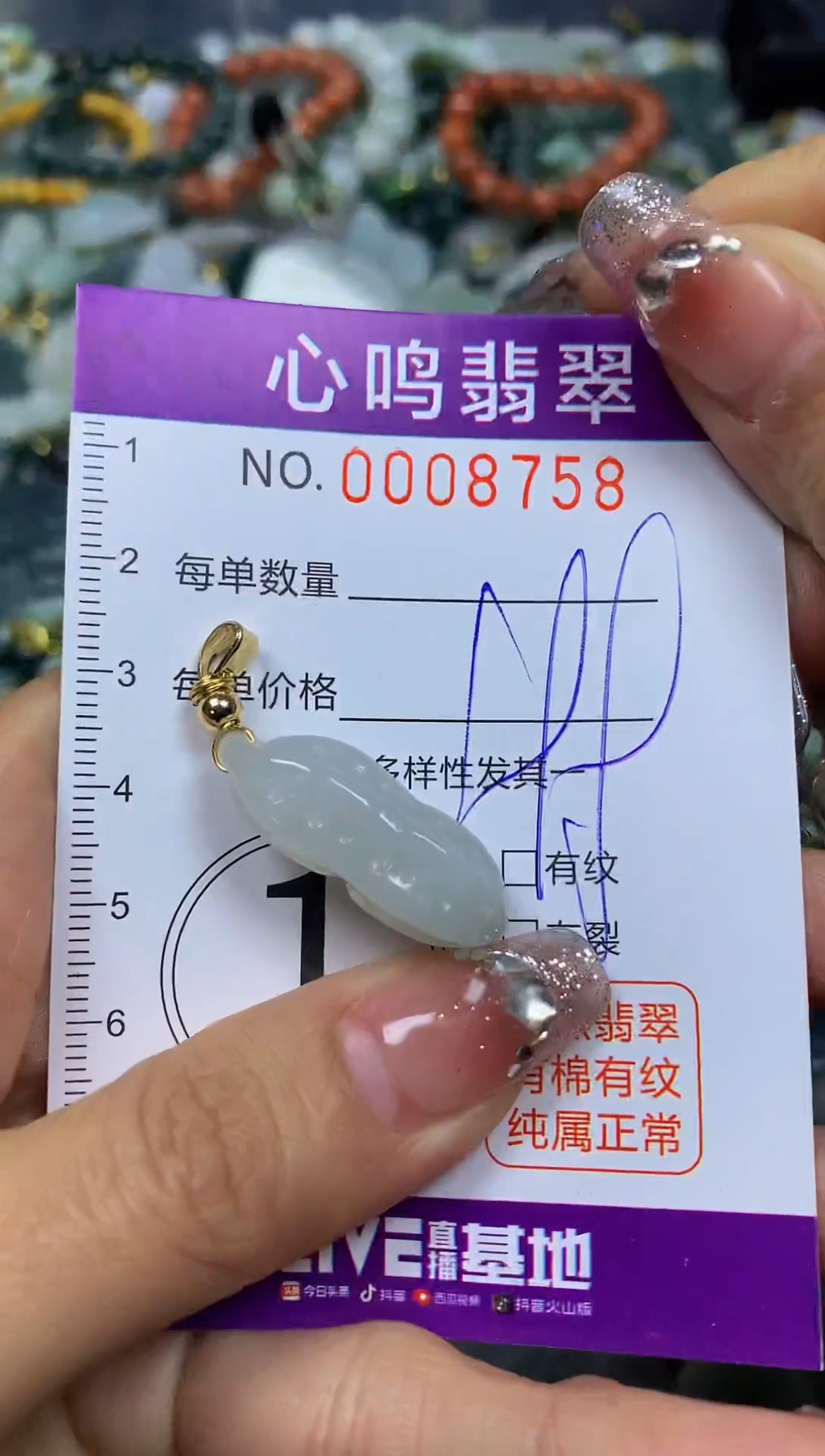 【闪购商品】翡翠颈饰未镶嵌闪购008758