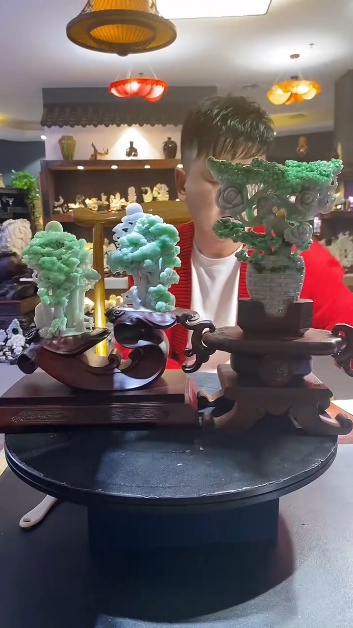 【闪购商品】定制翡翠未镶嵌03/0215/W/花